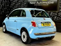 Used Fiat 500 Lounge 69 HP (50 kW) 2014 Blue Hatchback