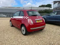 Used Fiat 500 Lounge 69 HP (50 kW) 2012 Red Hatchback