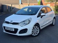 Used Kia Rio 2013 White Hatchback