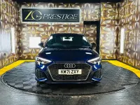 Used Audi A3 Sportback S-Line 150 HP (110 kW) 2021 Blue Hatchback