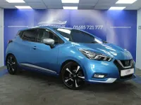 Used Nissan Micra N-Connecta 90 HP (66 kW) 2017 Blue Hatchback