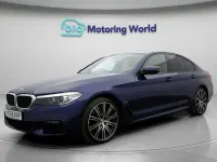 Used BMW 530e M Sport 252 HP (185 kW) 2019 Blue Sedan