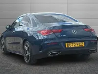 Used Mercedes CLA180 AMG line 134 HP (98 kW) 2022 Blue Coupe