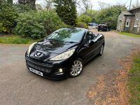 Used Peugeot 207 CC GT 2010 Black Cabriolet