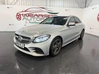 Used Mercedes C220 AMG Line Premium 194 HP (142 kW) 2020 Silver Sedan