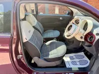 Used Fiat 500 Lounge 69 HP (50 kW) 2016 Red Hatchback
