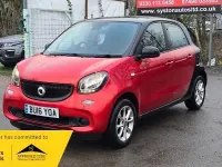 Used Smart ForFour Passion 71 HP (52 kW) 2016 Red Hatchback