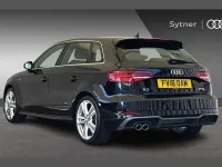 Used Audi A3 S-Line 150 HP (110 kW) 2018 Black Sedan