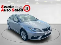 Begagnad Seat Leon ST SE Dynamic 110 HK (80 kW) 2018 Silver Kombi