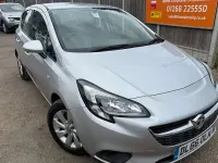 Used Vauxhall Corsa Design Edition 90 HP (66 kW) 2016 Silver Hatchback