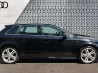 Used Audi A3 S-Line 150 HP (110 kW) 2018 Black Sedan