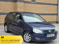 Used VW Polo SE 75 HP (55 kW) 2006 Blue Hatchback