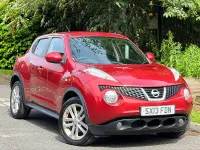 Used Nissan Juke Acenta 117 HP (86 kW) 2013 Red SUV