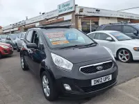 Used Kia Venga 125 HP (91 kW) 2012 Black Hatchback