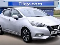 Used Nissan Micra Acenta 90 HP (66 kW) 2017 Silver Hatchback