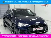 Used Audi A3 S-Line 150 HP (110 kW) 2022 Blue Sedan