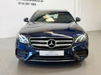 Used Mercedes E220 AMG line 2018 Blue Estate
