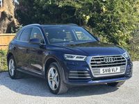 Used Audi Q5 S-Line 190 HP (139 kW) 2018 Blue SUV
