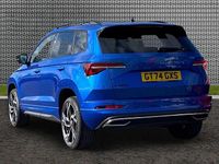 Used Skoda Karoq SportLine 110 HP (80 kW) 2024 Race blue metallic SUV