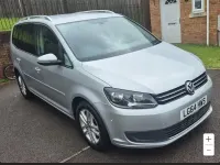 Used VW Touran SE 105 HP (77 kW) 2014 Silver MPV