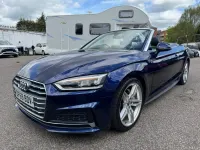 Używany Audi A5 Cabriolet S-Line 190 KM (139 kW) 2019 Niebieski Kabriolet