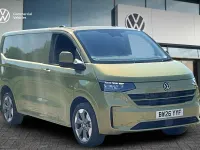New VW T7 Pro 2026 Warm green metallic Van
