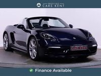 Used Porsche 718 Boxster 350 HP (257 kW) 2020 Blue Cabriolet