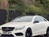 Käytetty Mercedes E220 AMG line 177 HP (130 kW) 2016 Valkoinen Coupe - kaksiovinen