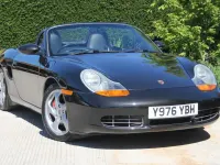 Begagnad Porsche Boxster 2001 Svart Cab