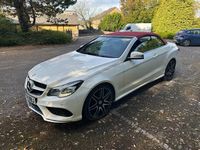 Used Mercedes E250 AMG line 2015 White Cabriolet