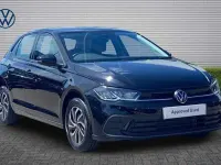 Used VW Polo Life 95 HP (69 kW) 2023 Black Hatchback