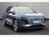 Begagnad Audi Q6 e-tron S-Line 225 kW (306 HK) 2024 Blå SUV