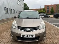 Used Nissan Note Acenta 110 HP (80 kW) 2013 Beige Hatchback