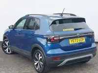 Used VW T-Cross Black Edition 110 HP (80 kW) 2024 Blue SUV