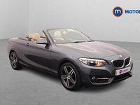 Used BMW 218 Sport Line 136 HP (100 kW) 2017 Grey Cabriolet