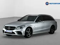 Used Mercedes C300e AMG line 2021 Silver Estate