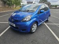 Used Toyota Aygo 68 HP (50 kW) 2011 Blue Hatchback
