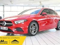 Used Mercedes A180 AMG Line Premium 136 HP (100 kW) 2019 Red Hatchback