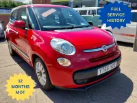 Used Fiat 500L Pop Star 95 HP (69 kW) 2015 Red MPV