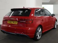 Used Audi A3 S-Line 150 HP (110 kW) 2017 Red Hatchback