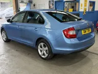 Used Skoda Rapid SE L 110 HP (80 kW) 2017 Blue Hatchback