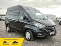 Used Ford Transit Custom Trend 105 HP (77 kW) 2021 Black Van