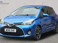 Used Toyota Yaris Multidrive S 99 HP (72 kW) 2016 Island blue Hatchback
