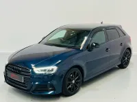 Used Audi A3 Sportback Black Edition 150 HP (110 kW) 2018 Blue Hatchback