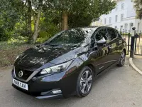Used Nissan Leaf 110 kW (150 HP) 2018 Black Hatchback
