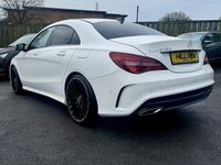 Used Mercedes CLA200 AMG line 136 HP (100 kW) 2018 White Sedan