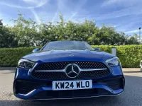 Used Mercedes C200 AMG line 204 HP (150 kW) 2024 Blue Sedan