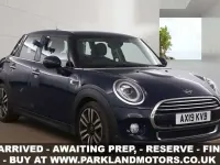 Used Mini Cooper Exclusive 2019 Blue Hatchback