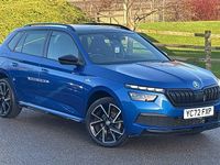 Used Skoda Kamiq Monte Carlo 147 HP (108 kW) 2022 Race blue metallic SUV