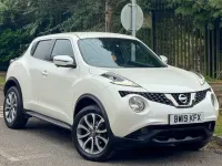 Second-hand Nissan Juke Tekna 112 CP (82 kW) 2019 Alb SUV